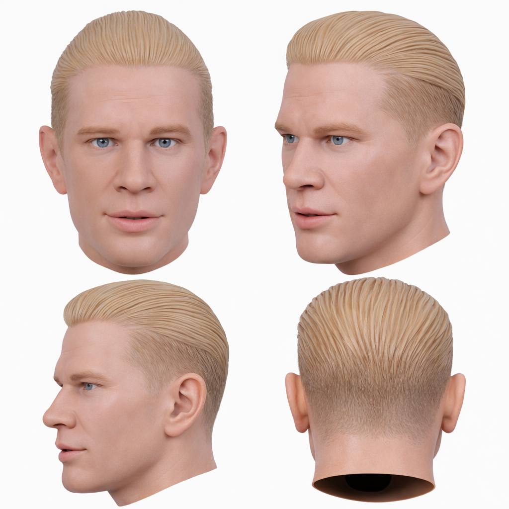 Blond Hair Perfect Face