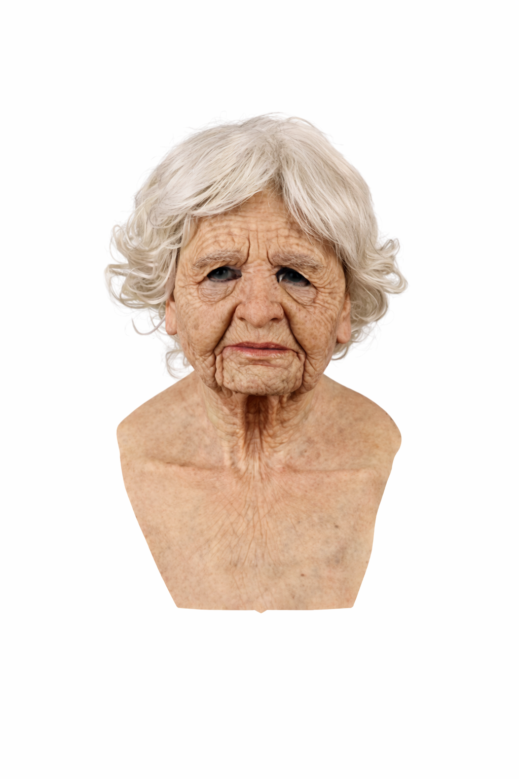 Realistic Old Woman Mask