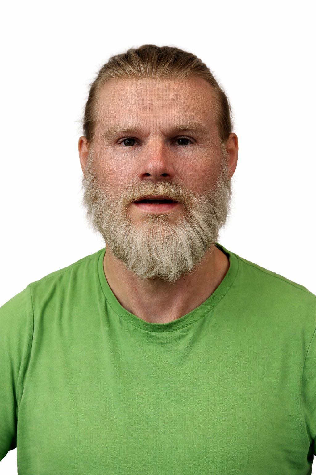 Realistic Bearded Man Mask