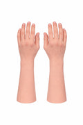 Realistic Gloves – Full Arm Fake Hands (Skin Tone, Soft & Stretchy)