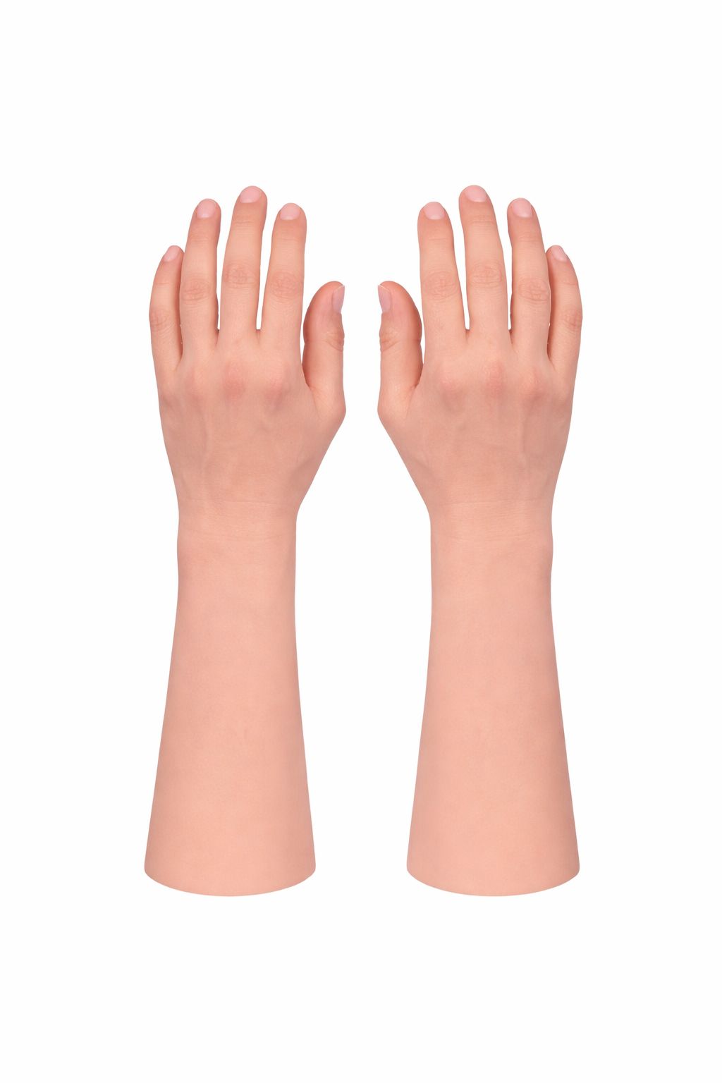 Realistic Gloves – Full Arm Fake Hands (Skin Tone, Soft & Stretchy)