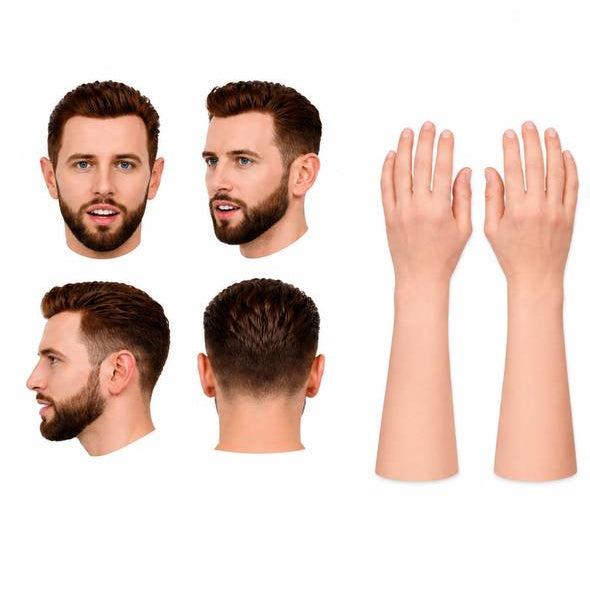 Realistic Mask +  Hands