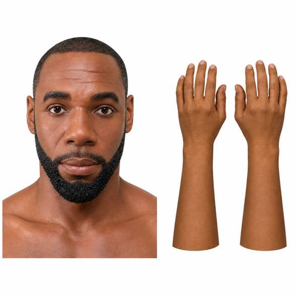 Realistic Mask + Hands